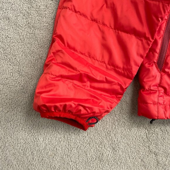 NEW Lands' End Men's M 800 Packable Down Jacket Classic Cherry Red Full Zip - Picture 7 of 9